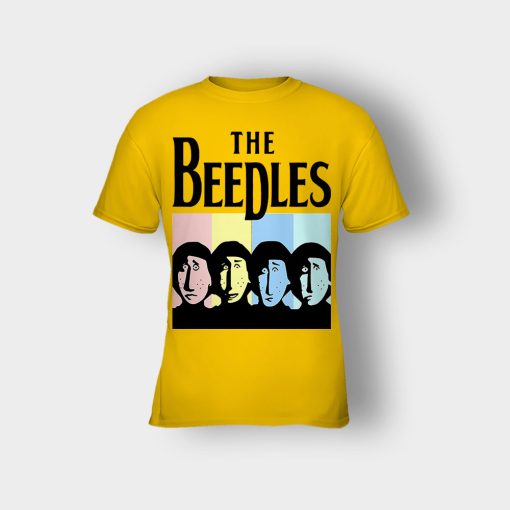 The-Beedles-Zelda-The-Beatles-Band-Zelda-Kids-T-Shirt-Gold