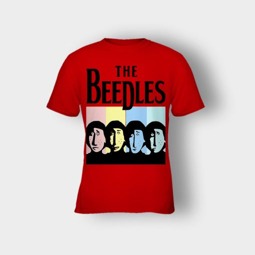 The-Beedles-Zelda-The-Beatles-Band-Zelda-Kids-T-Shirt-Red