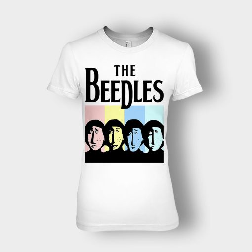 The-Beedles-Zelda-The-Beatles-Band-Zelda-Ladies-T-Shirt-White