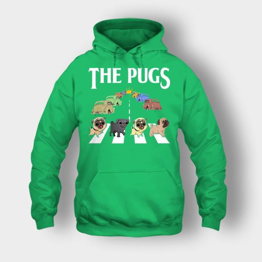 The-Pugs-Crosswalk-The-Beatles-style-Unisex-Hoodie-Irish-Green