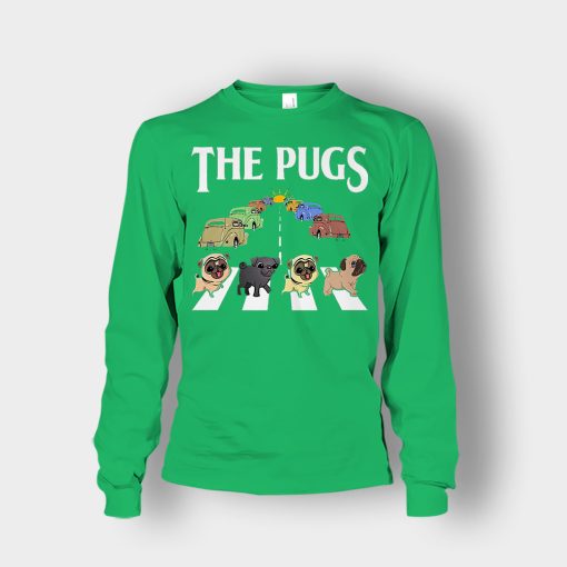The-Pugs-Crosswalk-The-Beatles-style-Unisex-Long-Sleeve-Irish-Green