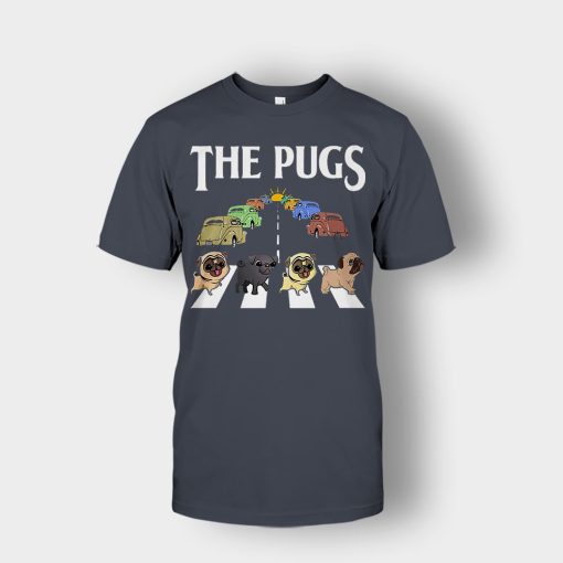 The-Pugs-Crosswalk-The-Beatles-style-Unisex-T-Shirt-Dark-Heather