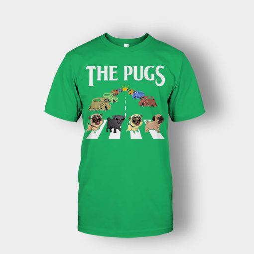 The-Pugs-Crosswalk-The-Beatles-style-Unisex-T-Shirt-Irish-Green