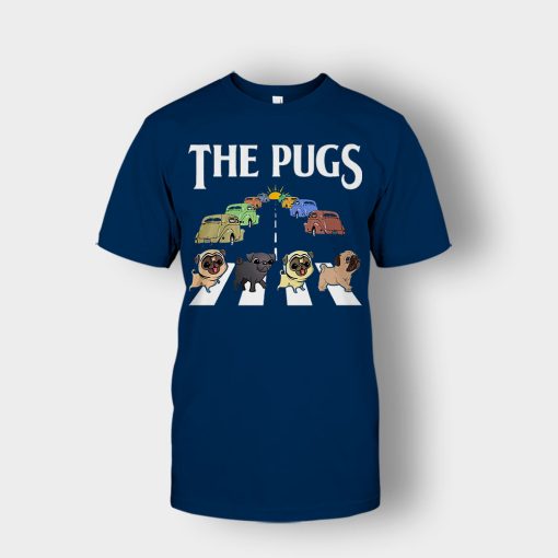 The-Pugs-Crosswalk-The-Beatles-style-Unisex-T-Shirt-Navy