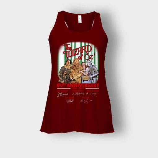 The-Wizard-of-OZ-80th-Anniversary-Signatures-Bella-Womens-Flowy-Tank-Maroon