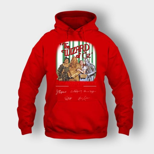 The-Wizard-of-OZ-80th-Anniversary-Signatures-Unisex-Hoodie-Red