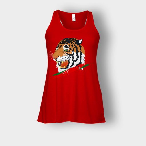 Tiger-Gucci-Art-Hypebeast-Inspired-Bella-Womens-Flowy-Tank-Red