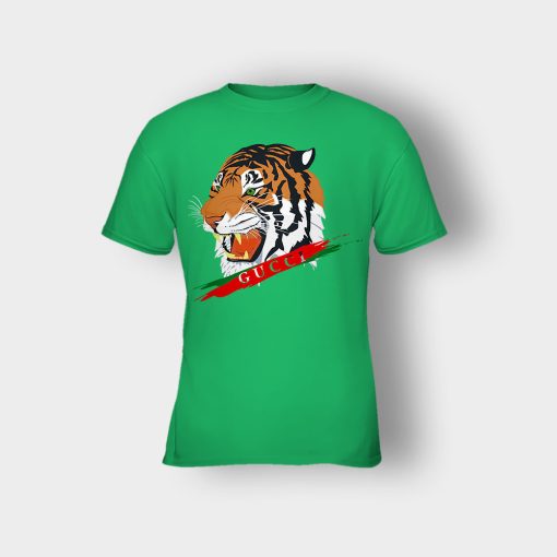 Tiger-Gucci-Art-Hypebeast-Inspired-Kids-T-Shirt-Irish-Green