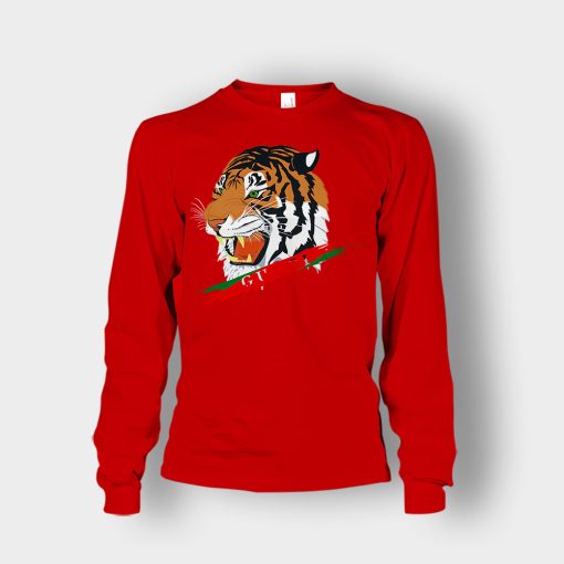 Tiger-Gucci-Art-Hypebeast-Inspired-Unisex-Long-Sleeve-Red