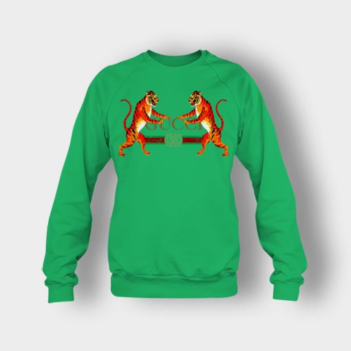 Tiger-Gucci-Art-Inspired-Crewneck-Sweatshirt-Irish-Green