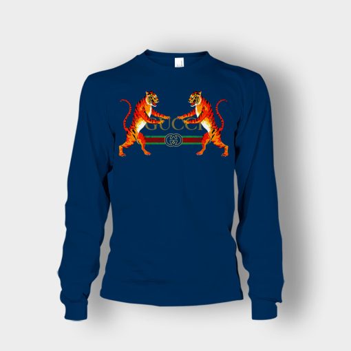 Tiger-Gucci-Art-Inspired-Unisex-Long-Sleeve-Navy