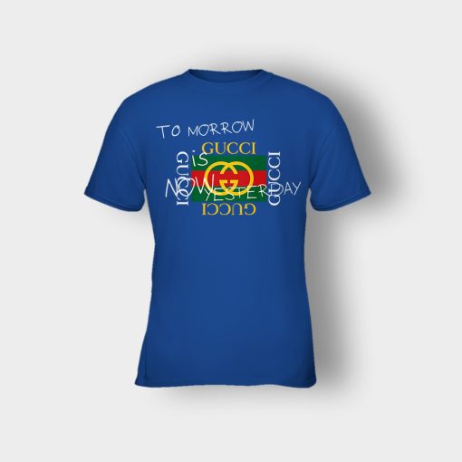 Tomorrow-Is-Now-Yesterday-Inspired-Kids-T-Shirt-Royal