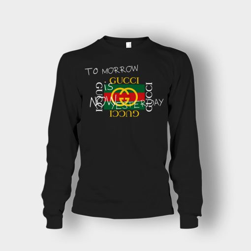 Tomorrow-Is-Now-Yesterday-Inspired-Unisex-Long-Sleeve-Black