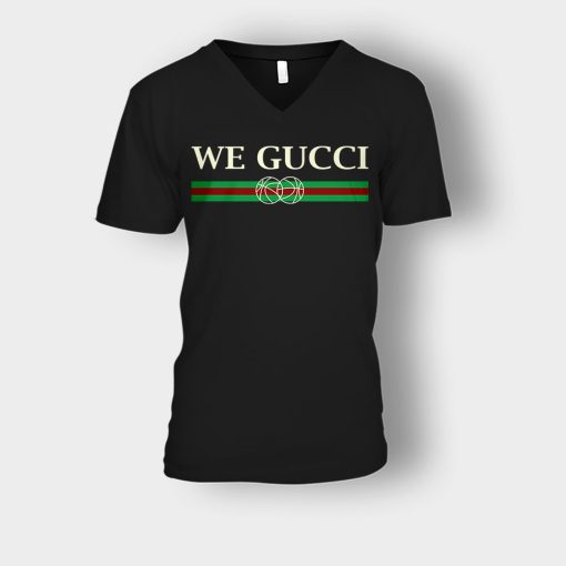 We-Gucci-Inspired-Unisex-V-Neck-T-Shirt-Black