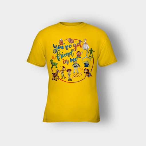 Youve-Got-A-Friend-Disney-Toy-Story-Inspired-Kids-T-Shirt-Gold