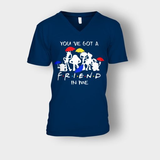 Youve-Got-A-Friend-Disney-Toy-Story-Unisex-V-Neck-T-Shirt-Navy