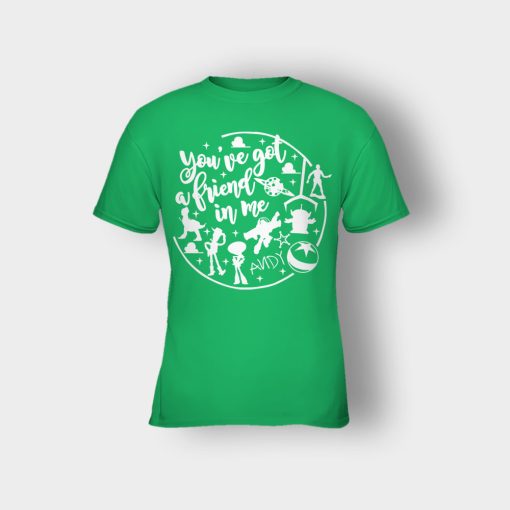Youve-Got-A-Friend-In-Me-Ink-Disney-Toy-Story-Kids-T-Shirt-Irish-Green