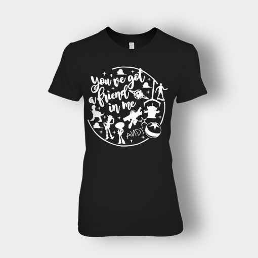 Youve-Got-A-Friend-In-Me-Ink-Disney-Toy-Story-Ladies-T-Shirt-Black