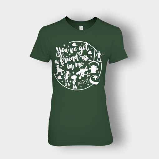 Youve-Got-A-Friend-In-Me-Ink-Disney-Toy-Story-Ladies-T-Shirt-Forest