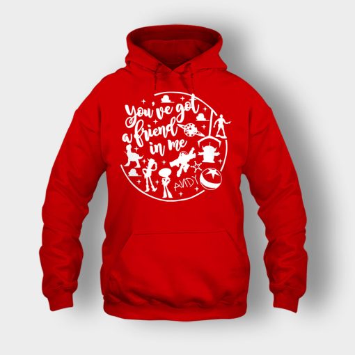 Youve-Got-A-Friend-In-Me-Ink-Disney-Toy-Story-Unisex-Hoodie-Red