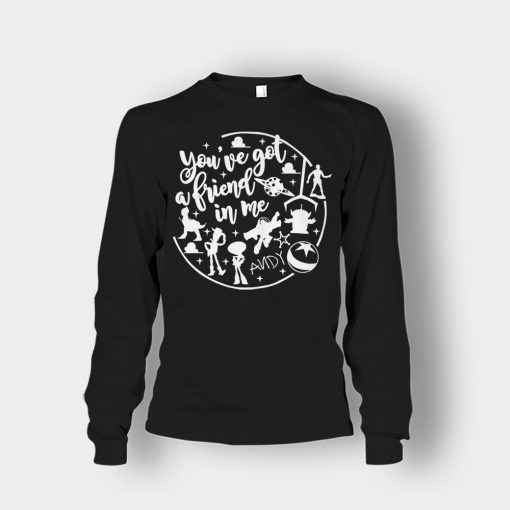 Youve-Got-A-Friend-In-Me-Ink-Disney-Toy-Story-Unisex-Long-Sleeve-Black