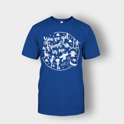 Youve-Got-A-Friend-In-Me-Ink-Disney-Toy-Story-Unisex-T-Shirt-Royal
