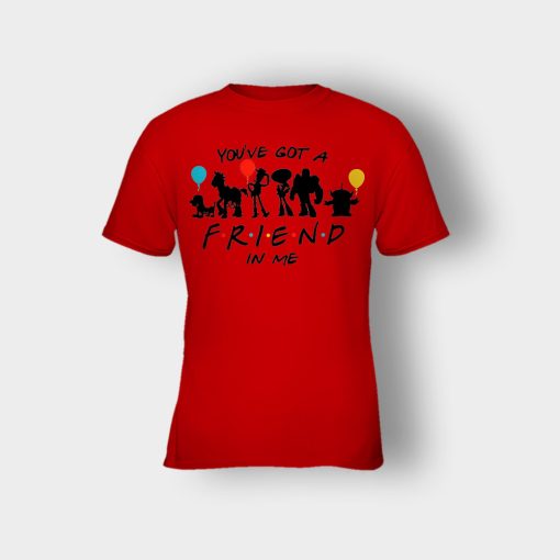 Youve-Got-Friends-In-Me-Disney-Toy-Story-Kids-T-Shirt-Red