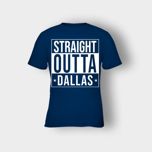 allas-Cowboys-T-Shirt-Straight-Outta-Dallas-Kids-T-Shirt-Navy