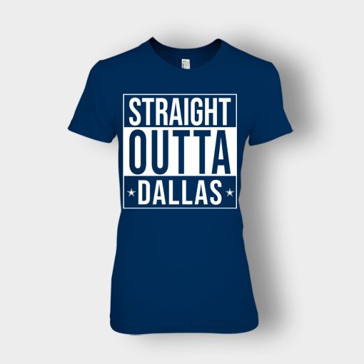 allas-Cowboys-T-Shirt-Straight-Outta-Dallas-Ladies-T-Shirt-Navy