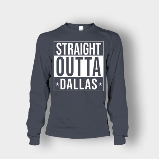 allas-Cowboys-T-Shirt-Straight-Outta-Dallas-Unisex-Long-Sleeve-Dark-Heather