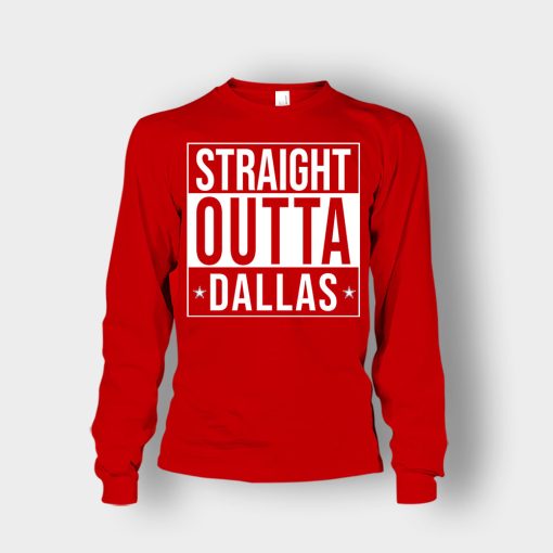 allas-Cowboys-T-Shirt-Straight-Outta-Dallas-Unisex-Long-Sleeve-Red