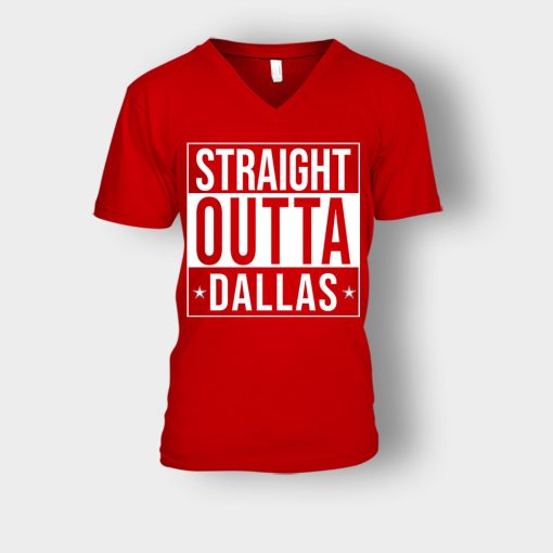 allas-Cowboys-T-Shirt-Straight-Outta-Dallas-Unisex-V-Neck-T-Shirt-Red