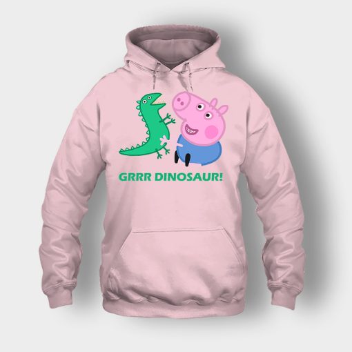dinosaur-peppa-pig-best-friends-Unisex-Hoodie-Light-Pink