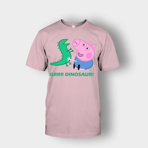 dinosaur-peppa-pig-best-friends-Unisex-T-Shirt-Light-Pink