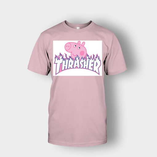 peppa-pig-skateboard-Unisex-T-Shirt-Light-Pink